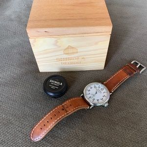 Shinola Men’s Leather Watch